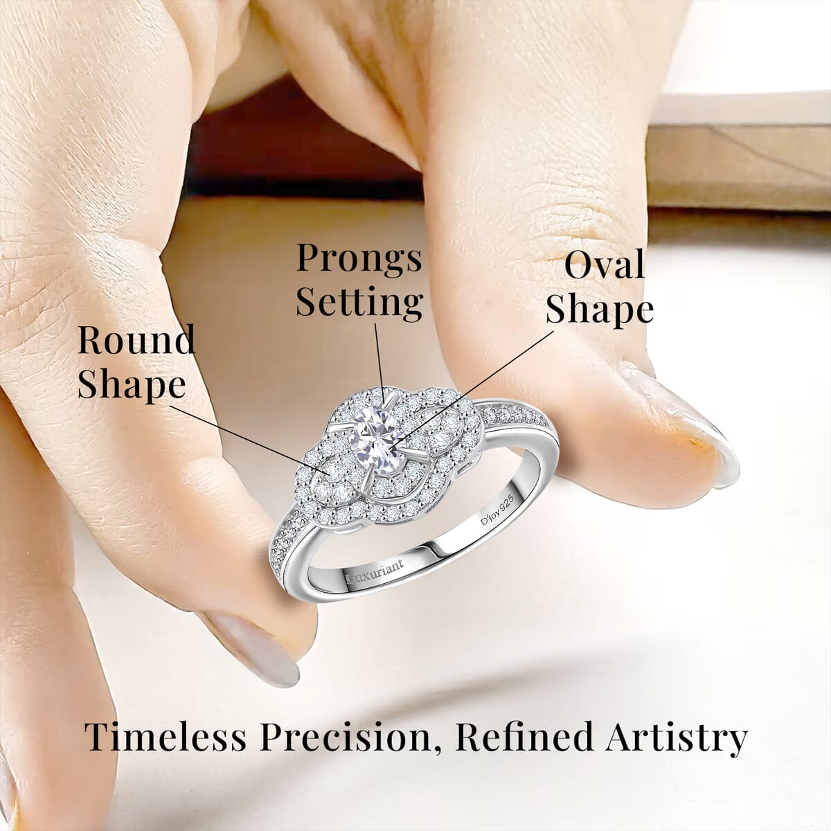 Luxuriant Lab Grown Diamond 1.00 ctw Ring in Rhodium Over Sterling Silver (Size 6.0) image number 5