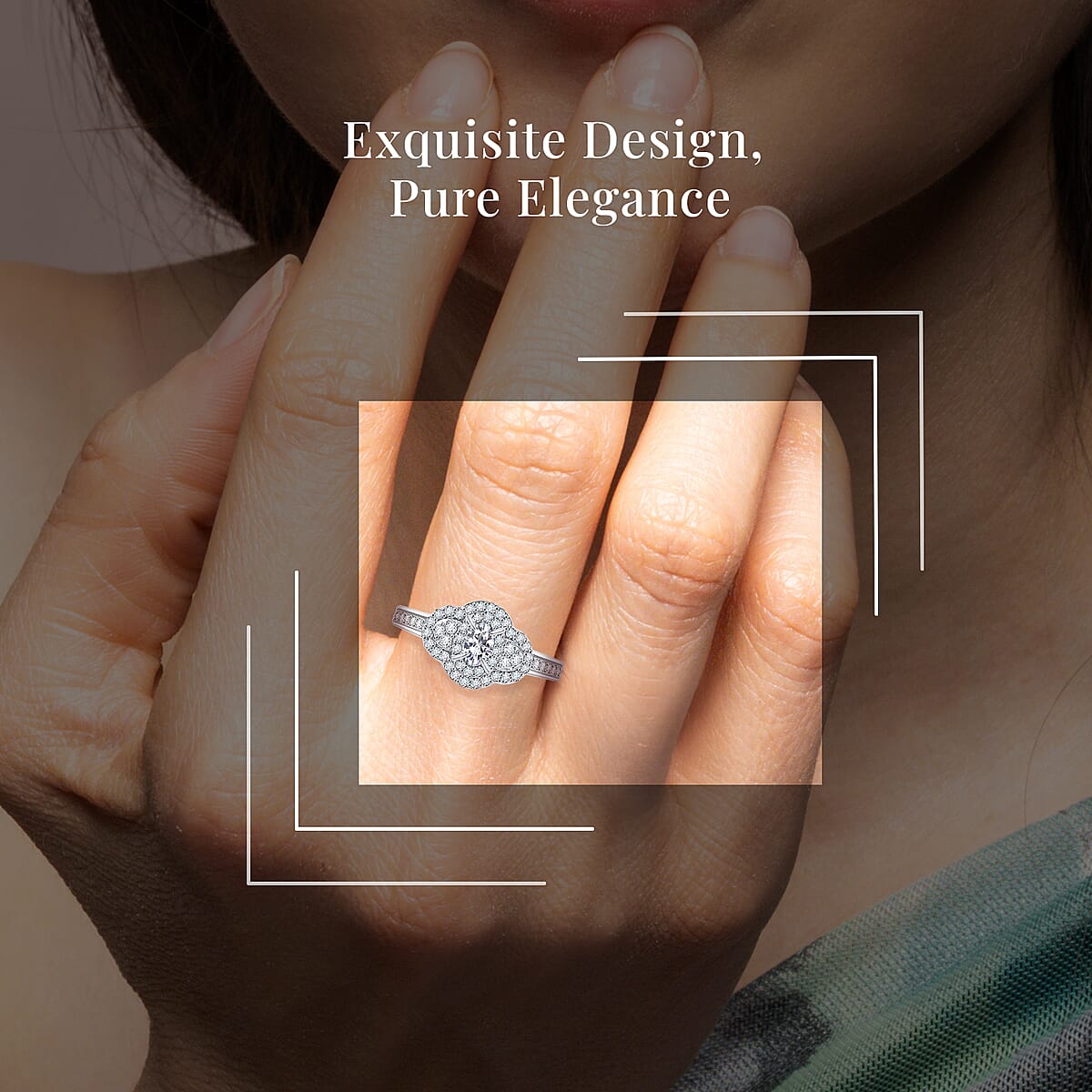 Luxuriant Lab Grown Diamond 1.00 ctw Ring in Rhodium Over Sterling Silver (Size 7.0) image number 1