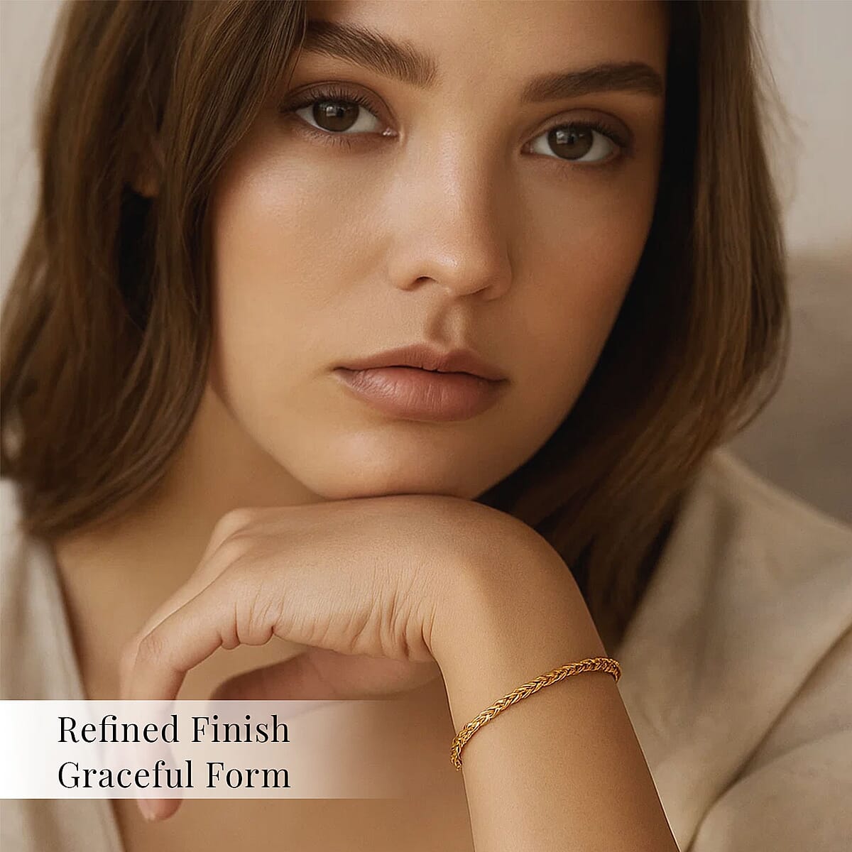 Bali Legacy Padian Bracelet in 22K Vermeil Yellow Gold Over Sterling Silver (7.25 In) 8.20 Grams image number 1