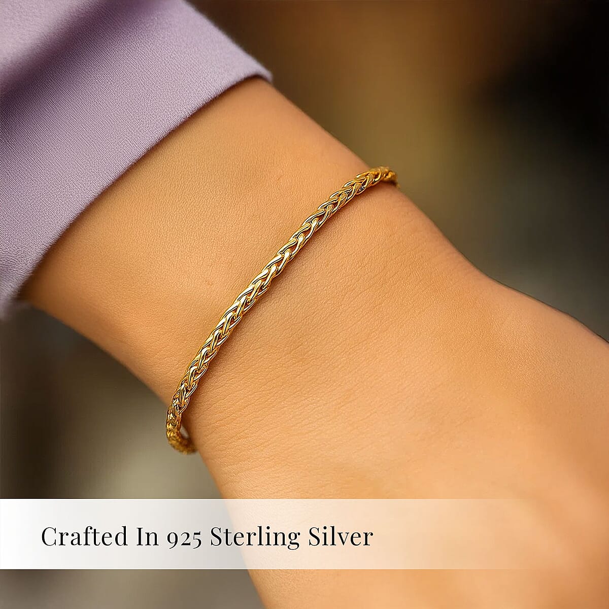 Bali Legacy Padian Bracelet in 22K Vermeil Yellow Gold Over Sterling Silver (7.25 In) 8.20 Grams image number 2