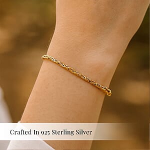Bali Legacy Borobudur Bracelet in 22K Vermeil Yellow Gold Over Sterling Silver (7.25 In) 9.85 Grams