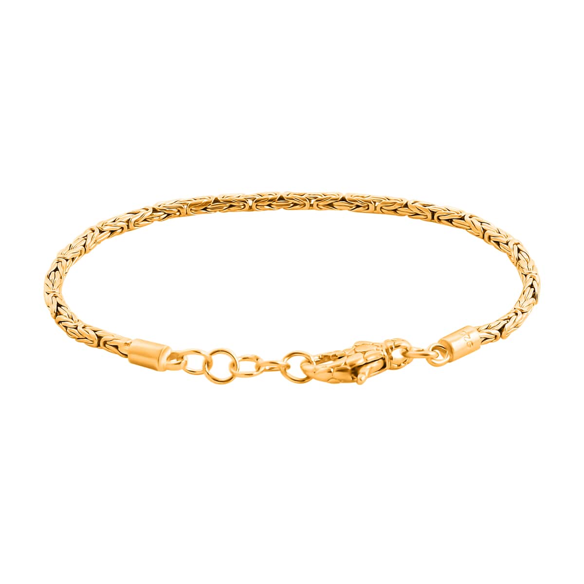 Bali Legacy Borobudur Bracelet in 22K Vermeil Yellow Gold Over Sterling Silver (7.25 In) 9.85 Grams image number 3