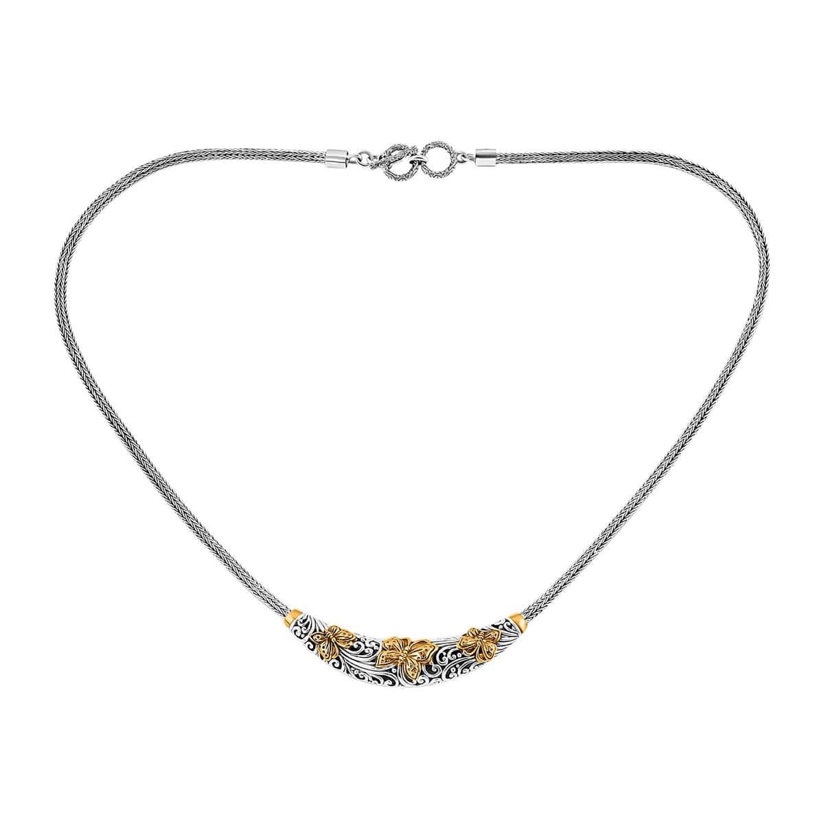 Doorbuster Bali Legacy Butterfly Necklace in 22K Vermeil Yellow Gold Over Sterling Silver 24.75 Grams 20 Inches image number 0