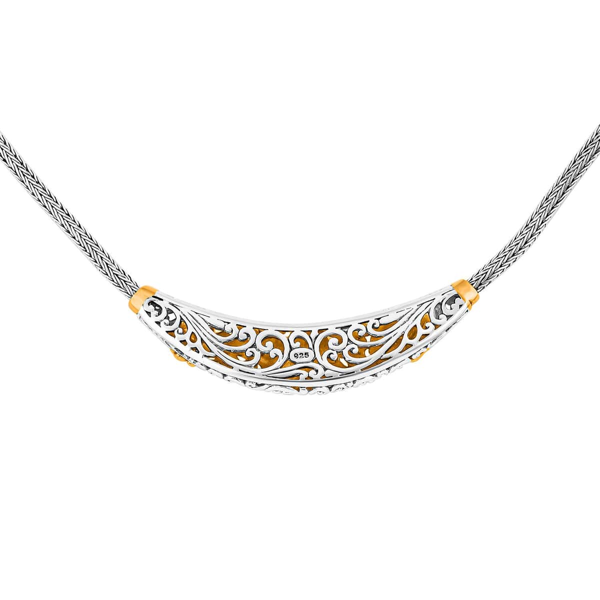 Doorbuster Bali Legacy Butterfly Necklace in 22K Vermeil Yellow Gold Over Sterling Silver 24.75 Grams 20 Inches image number 5