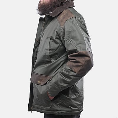 Yellowstone Dark Olive Men's Wax Barn Coat - 2XL