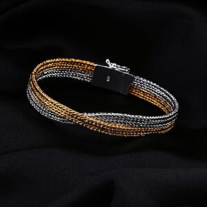 Bali Legacy Tulang Naga Bracelet in 22K Vermeil YG Over and Sterling Silver (8.00 In) 36.10 Grams