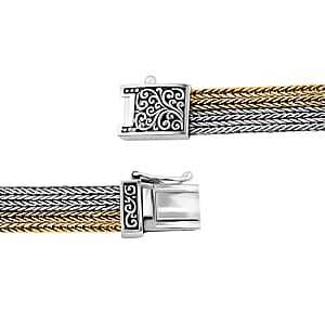 Bali Legacy Tulang Naga Bracelet in 22K Vermeil YG Over and Sterling Silver (8.00 In) 36.10 Grams