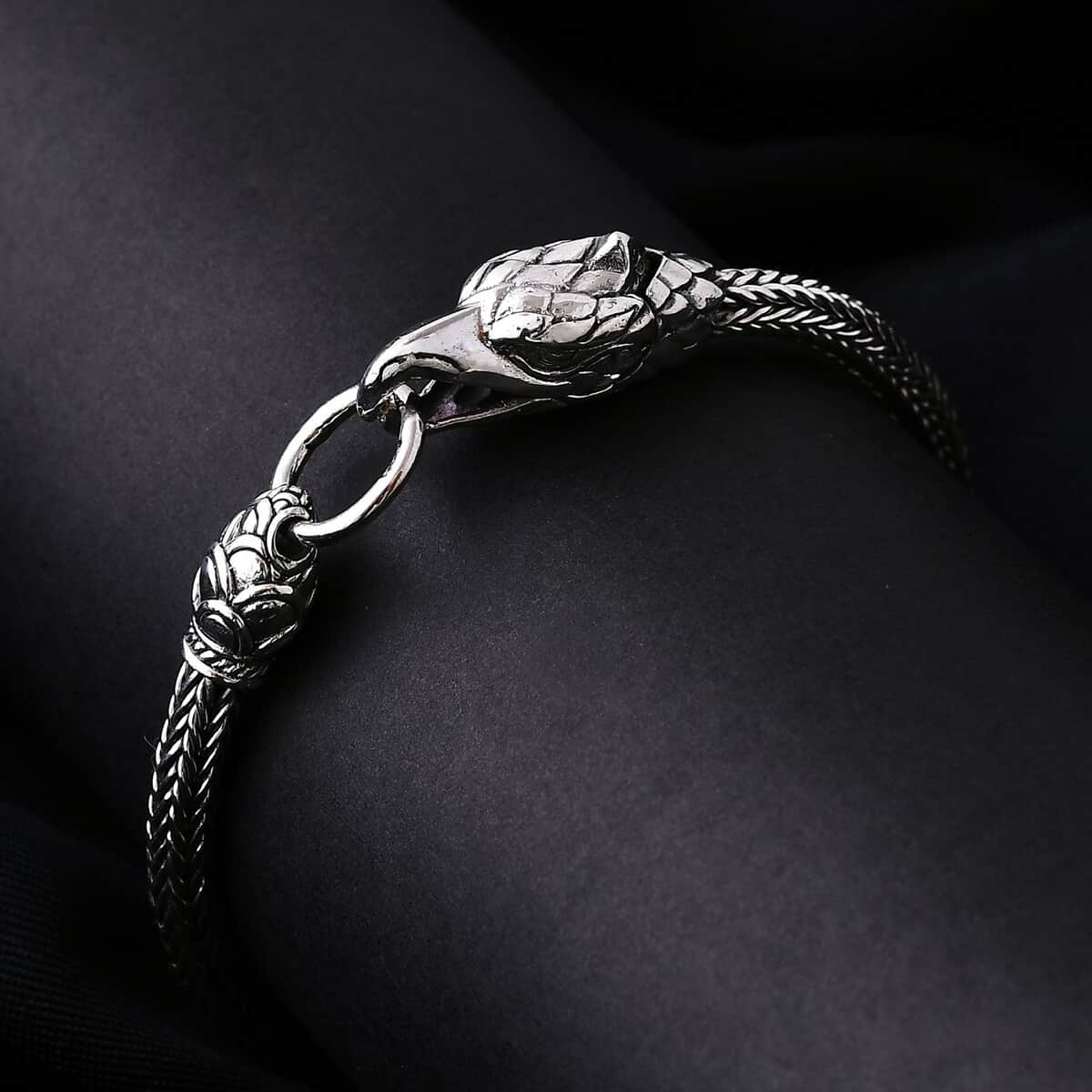 Bali Legacy Tulang Naga Eagle Bracelet in Sterling Silver (6.50 In) 17.50 Grams image number 1