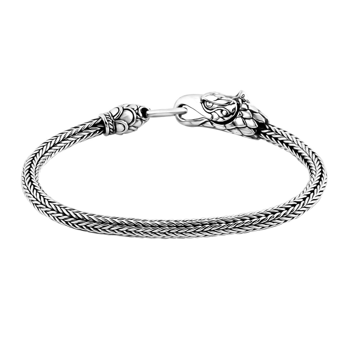 Bali Legacy Tulang Naga Eagle Bracelet in Sterling Silver (6.50 In) 17.50 Grams image number 3