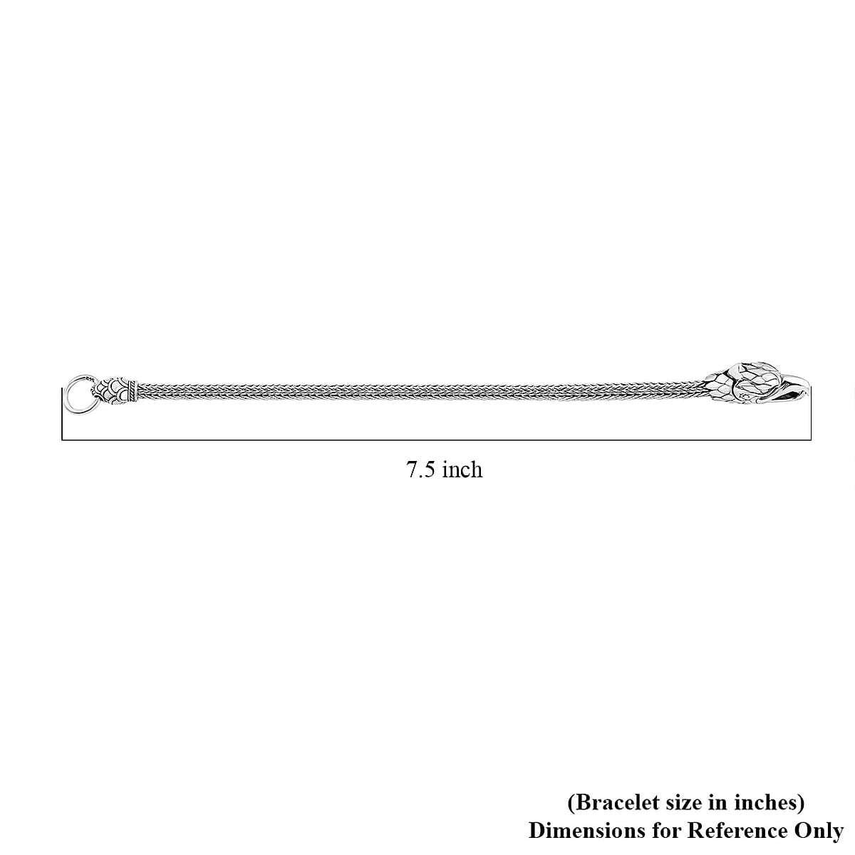 Bali Legacy Tulang Naga Eagle Bracelet in Sterling Silver (8.00 In) 20.25 Grams image number 5