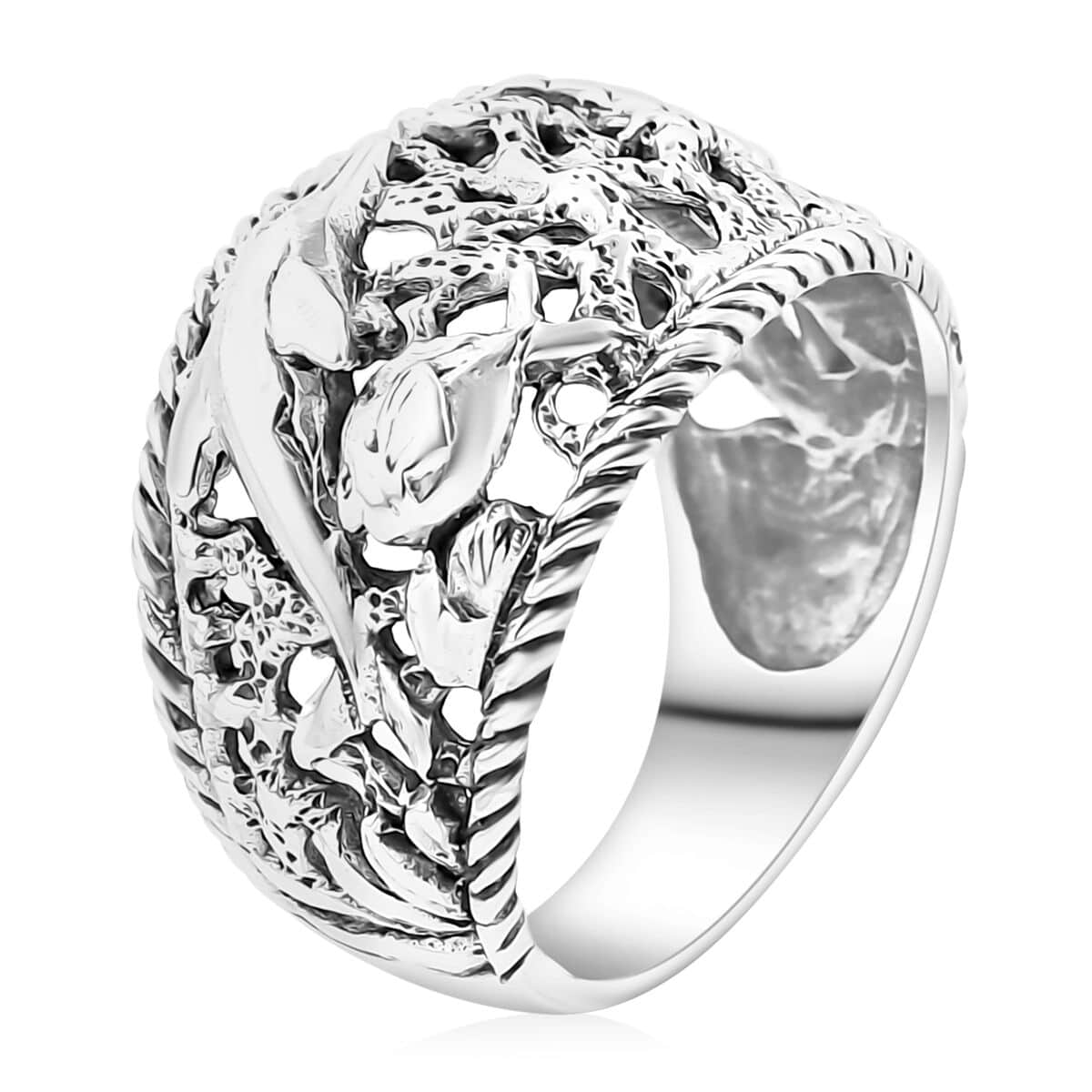 Bali Legacy Sea Safari Ring in Sterling Silver (Size 10.0) 5.15 Grams image number 3