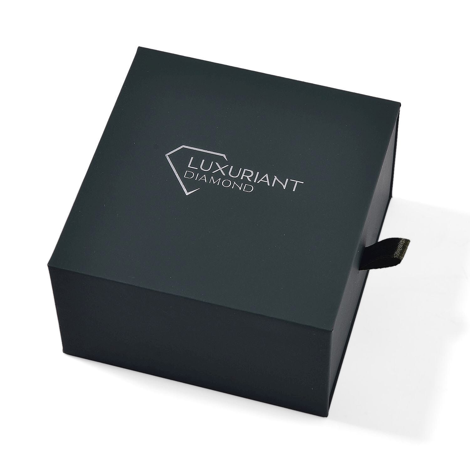 Luxuriant Green Faux Leather LED Ring Box (4.33×2.76)