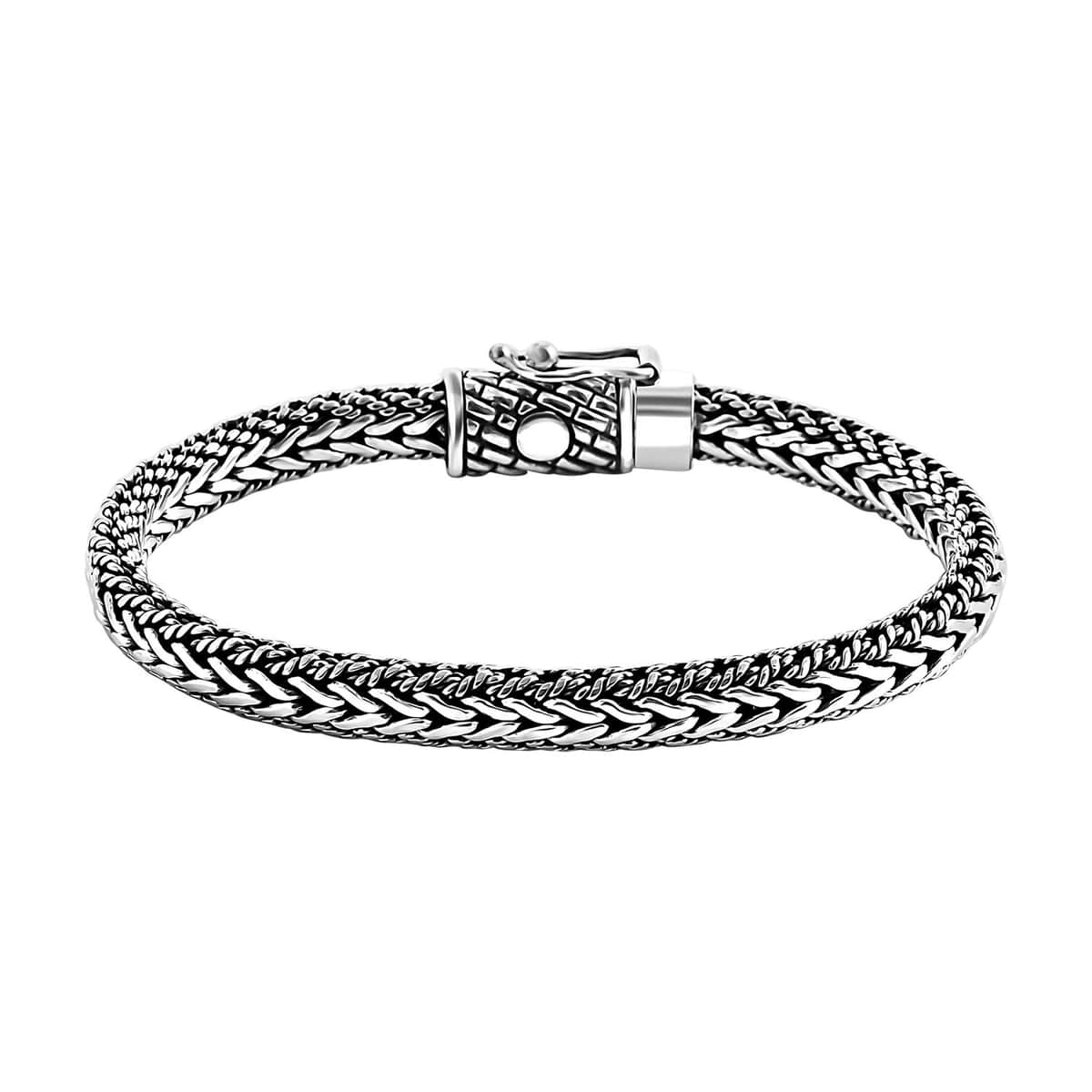 Doorbuster Bali Legacy Sterling Silver Tulang Naga Bracelet (7.25 In) 36.75 Grams image number 0