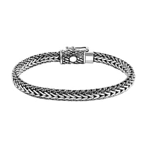 Doorbuster Bali Legacy Sterling Silver Tulang Naga Bracelet (7.25 In) 36.75 Grams