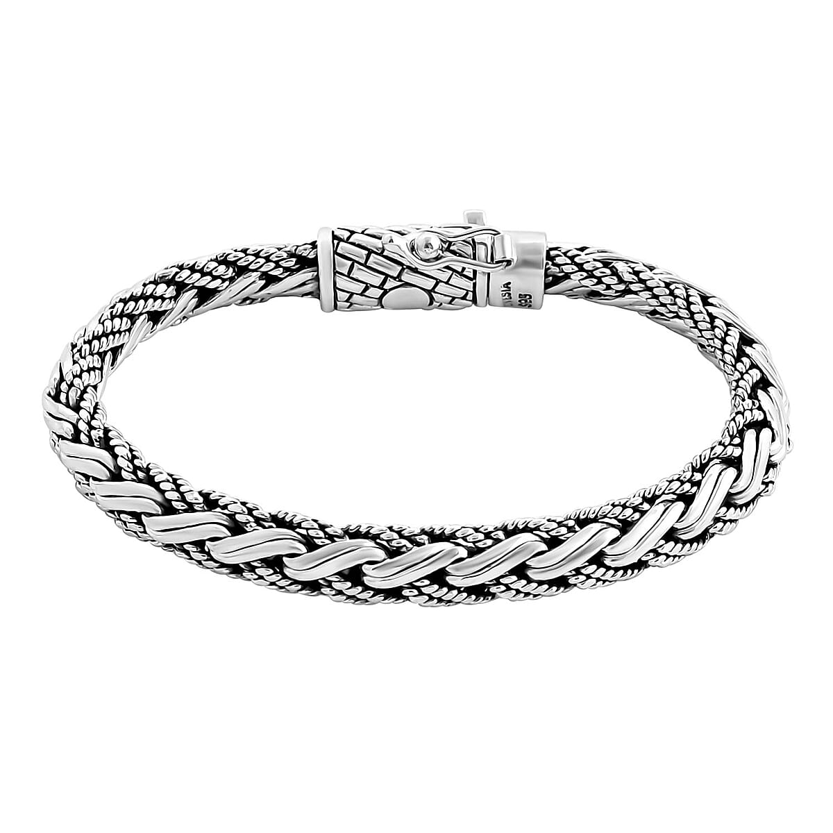 Bali Legacy Sterling Silver Padian Bracelet (6.50 In) 33.40 Grams image number 0