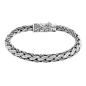 Bali Legacy Sterling Silver Padian Bracelet (6.50 In) 33.40 Grams