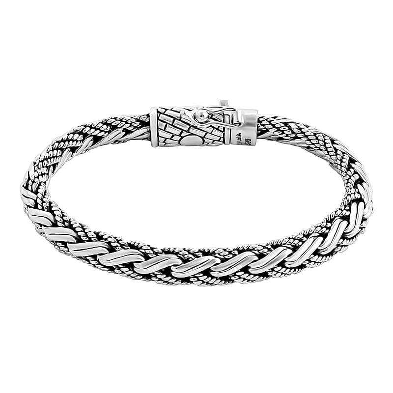 Bali Legacy Sterling Silver Padian Bracelet (7.25 In) 35.80 Grams