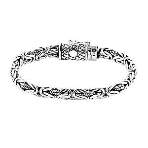 Bali Legacy Borobudur Bracelet in Sterling Silver (6.50 In) 32.35 Grams