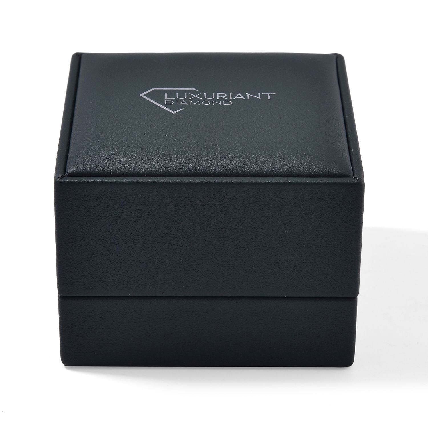 Luxuriant Green Faux Leather LED Earrings Box (4.33×2.76)