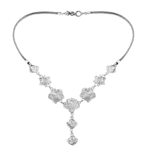 Bali Legacy Sterling Silver Floral Necklace 20 Inches 31.80 Grams