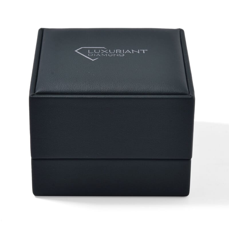 Luxuriant Green Faux Leather LED Pendant Box