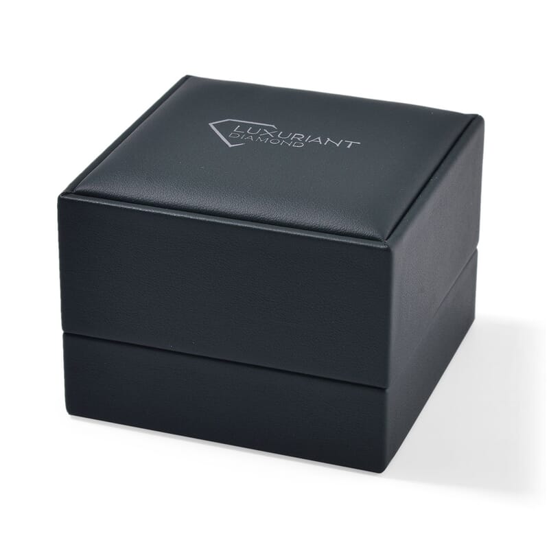 Luxuriant Green Faux Leather LED Pendant Box