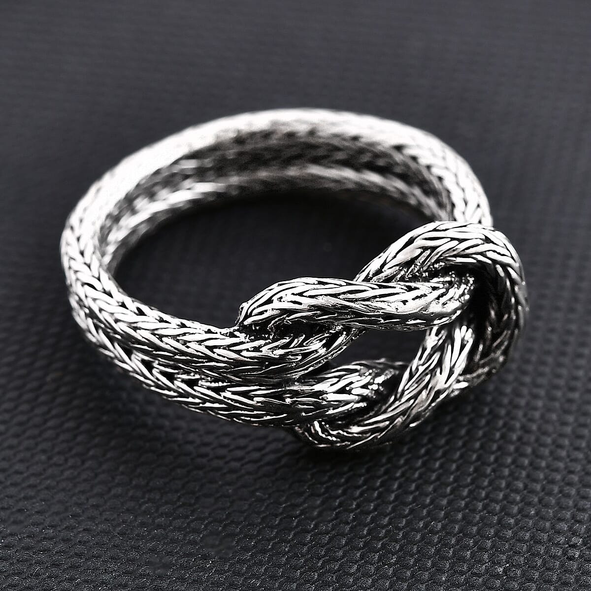 Bali Legacy Tulang Naga Knot Ring in Sterling Silver (Size 9.0) 6.25 Grams image number 1
