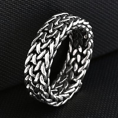 Bali Legacy Tulang Naga Ring in Sterling Silver (Size 10.0) 14 Grams