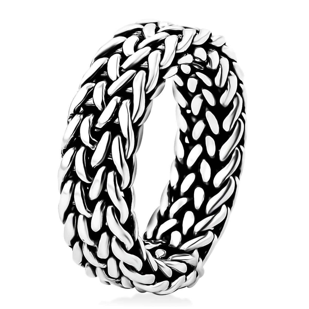 Doorbuster Bali Legacy Tulang Naga Ring in Sterling Silver (Size 10.0) 14 Grams image number 3