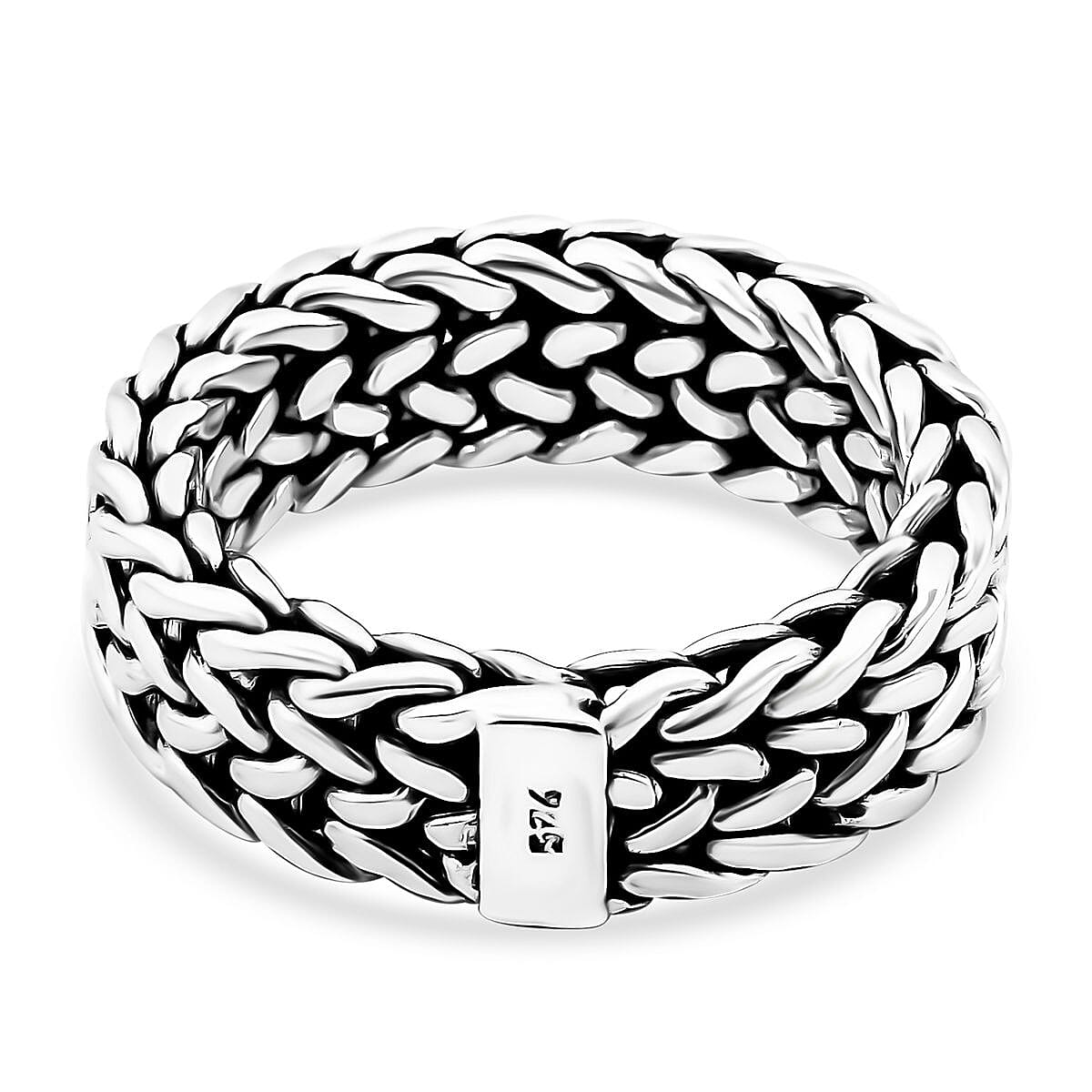 Bali Legacy Tulang Naga Ring in Sterling Silver (Size 10.0) 14 Grams