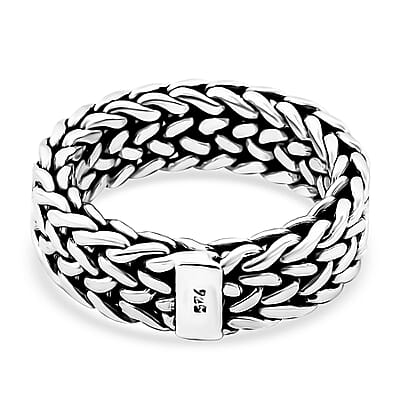 Bali Legacy Tulang Naga Ring in Sterling Silver (Size 10.0) 14 Grams