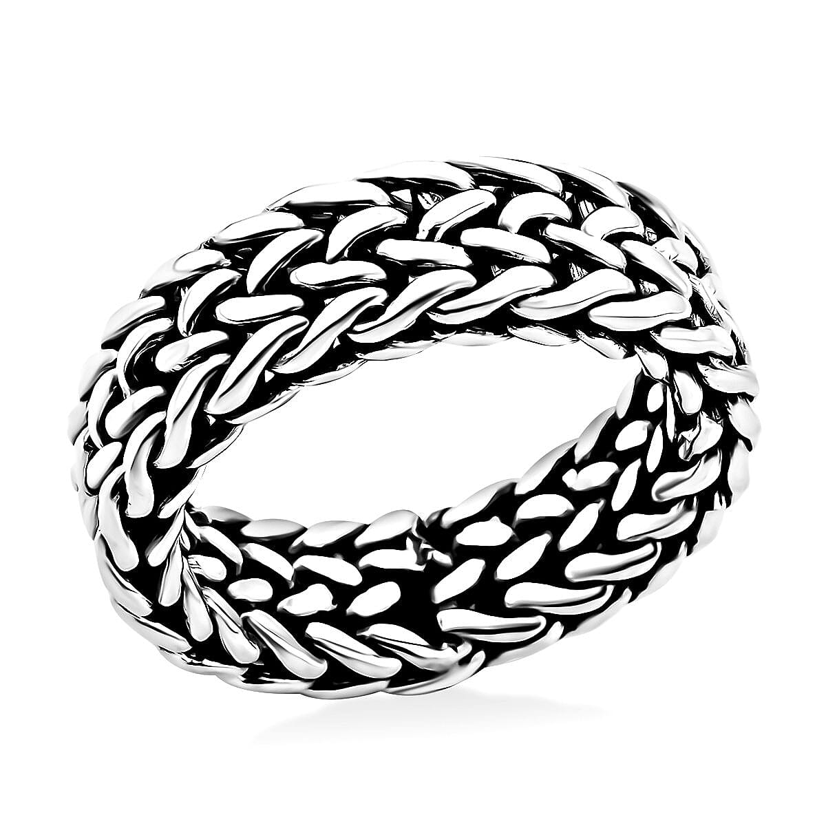 Bali Legacy Tulang Naga Ring in Sterling Silver (Size 14.0) 14 Grams image number 0