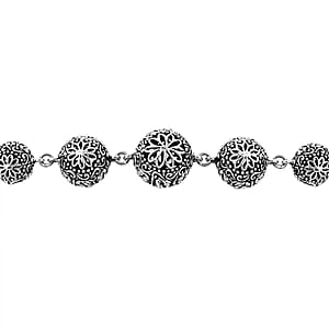 Bali Legacy Butterfly Bracelet in Sterling Silver (6.50-8.0In) 17.80 Grams