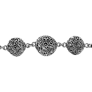 Bali Legacy Phoenix Bracelet in Sterling Silver (6.50-8.0In) 17.85 Grams