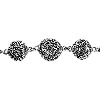 Bali Legacy Phoenix Bracelet in Sterling Silver (6.50-8.0In) 17.85 Grams