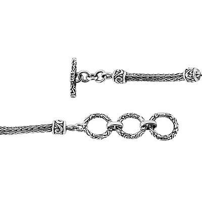 Bali Legacy Phoenix Bracelet in Sterling Silver (6.50-8.0In) 17.85 Grams