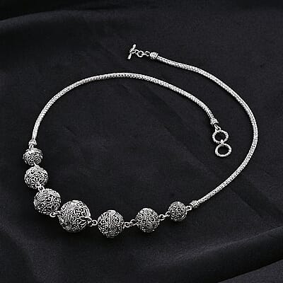 Bali Legacy Dragon Necklace in Sterling Silver 35.30 Grams 20 Inches