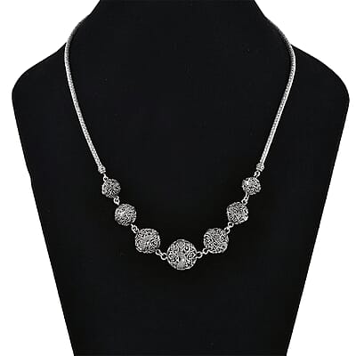 Bali Legacy Dragon Necklace in Sterling Silver 35.30 Grams 20 Inches
