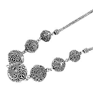 Bali Legacy Dragon Necklace in Sterling Silver 35.30 Grams 20 Inches