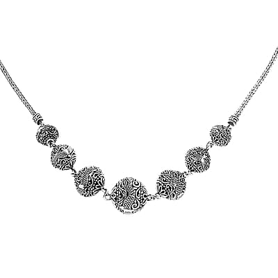 Bali Legacy Dragon Necklace in Sterling Silver 35.30 Grams 20 Inches