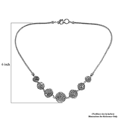 Bali Legacy Dragon Necklace in Sterling Silver 35.30 Grams 20 Inches