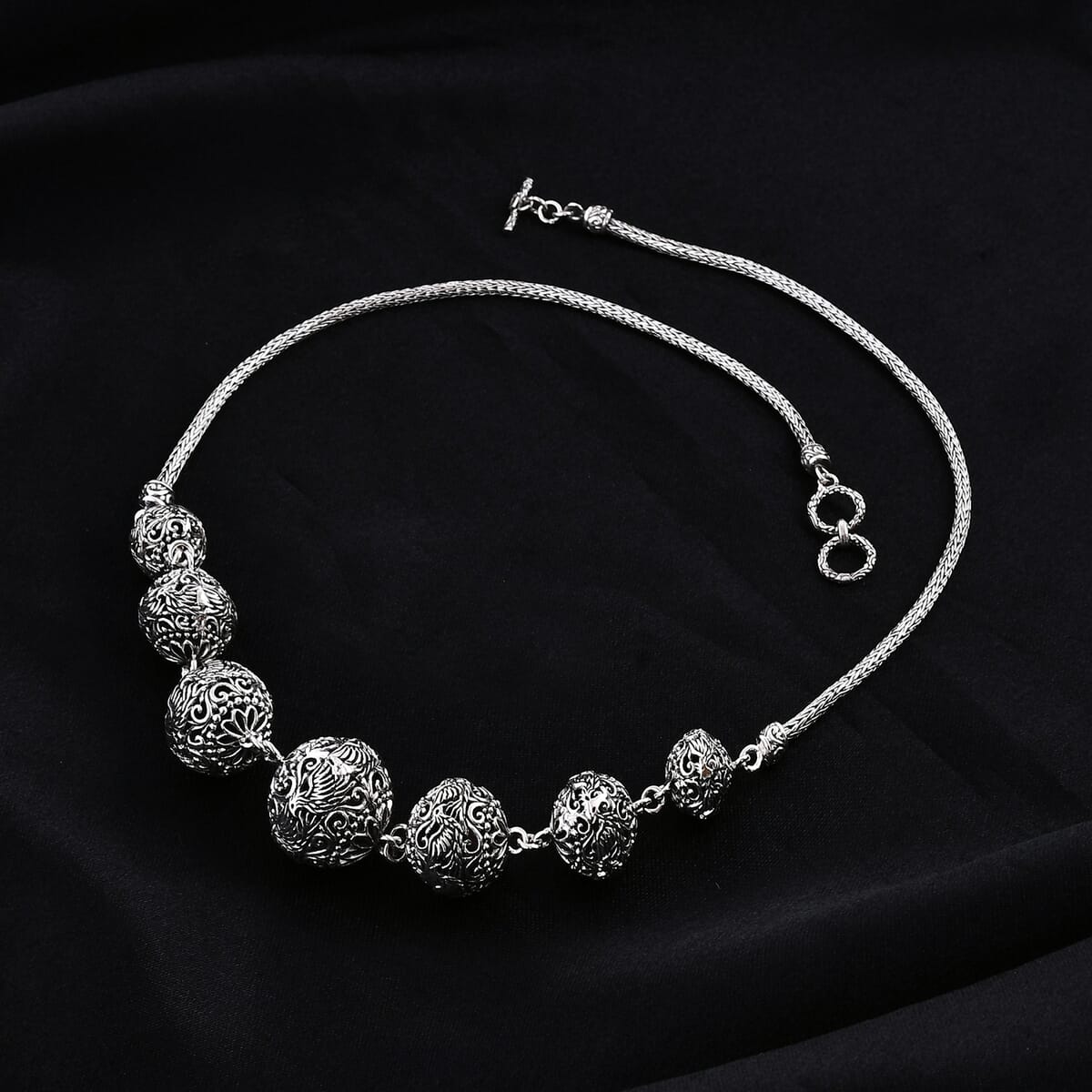 Bali Legacy Phoenix Necklace in Sterling Silver 33.71 Grams 20 Inches image number 1