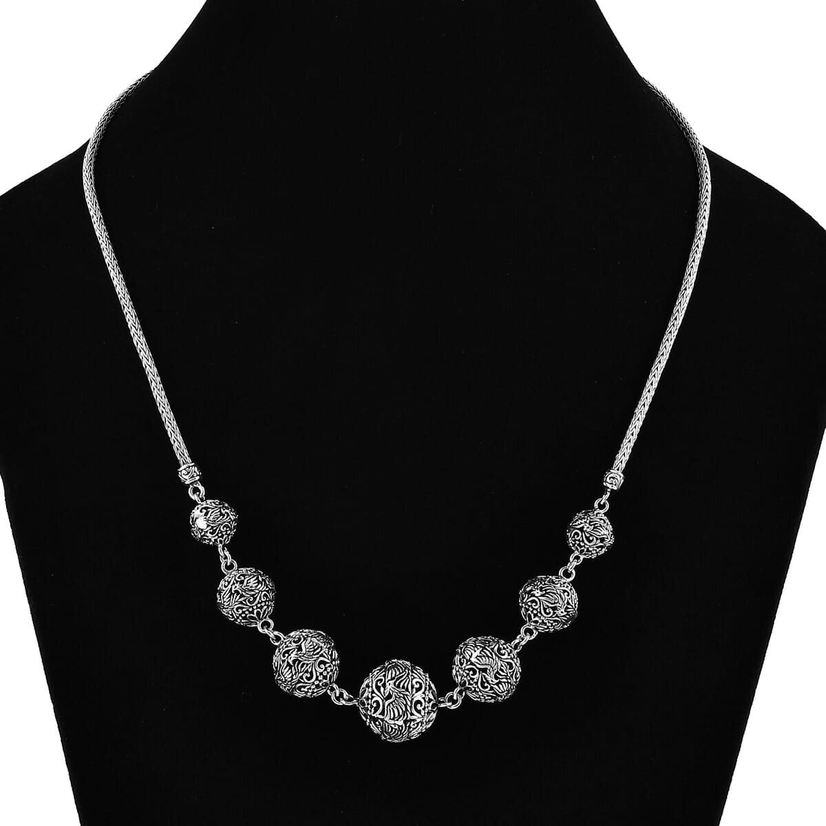 Bali Legacy Phoenix Necklace in Sterling Silver 33.71 Grams 20 Inches image number 2