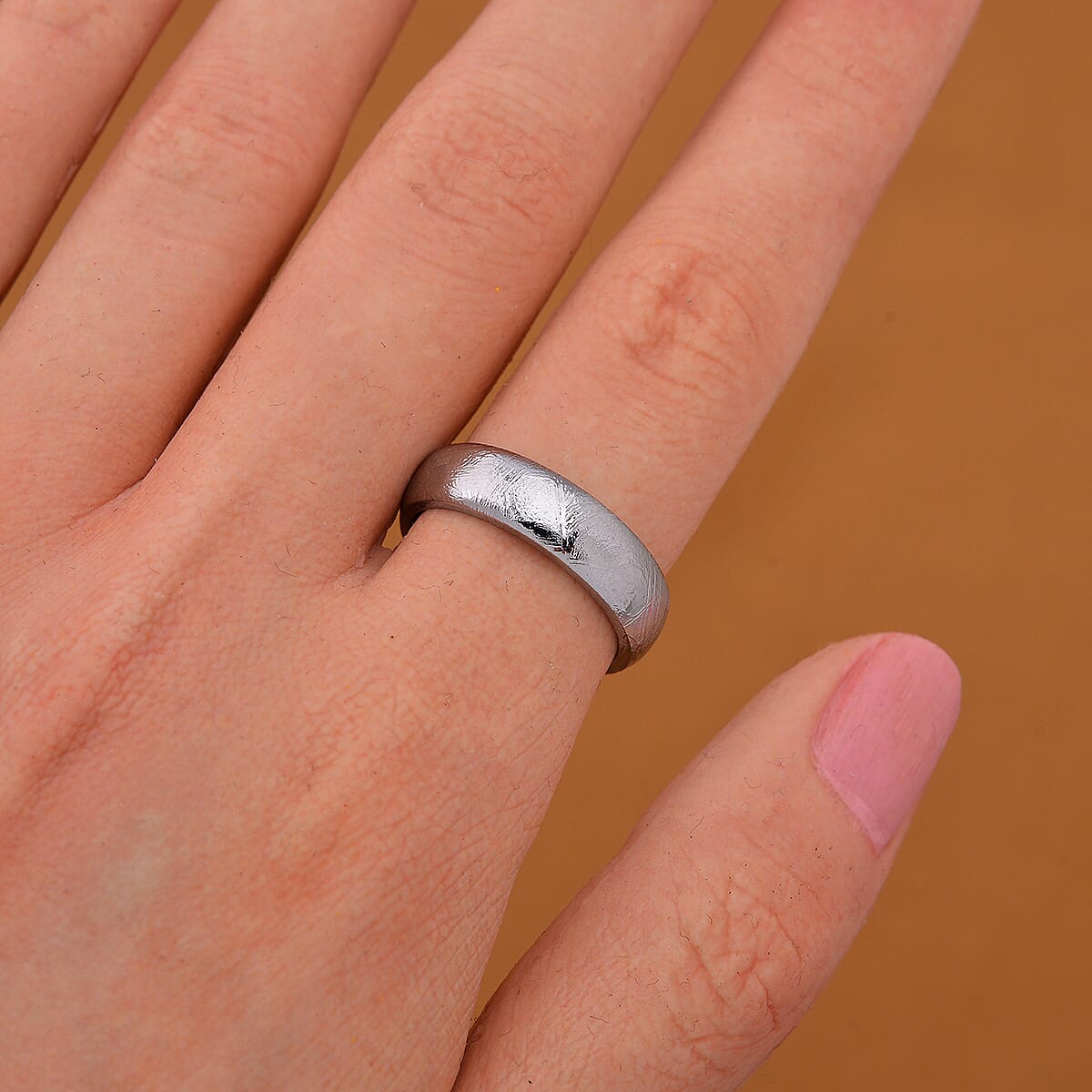 Marvelous Meteorite Band Ring (Size 10)