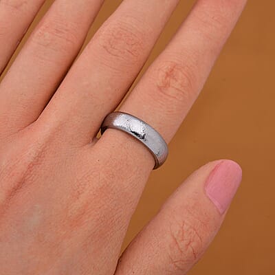 Marvelous Meteorite Band Ring (Size 10)