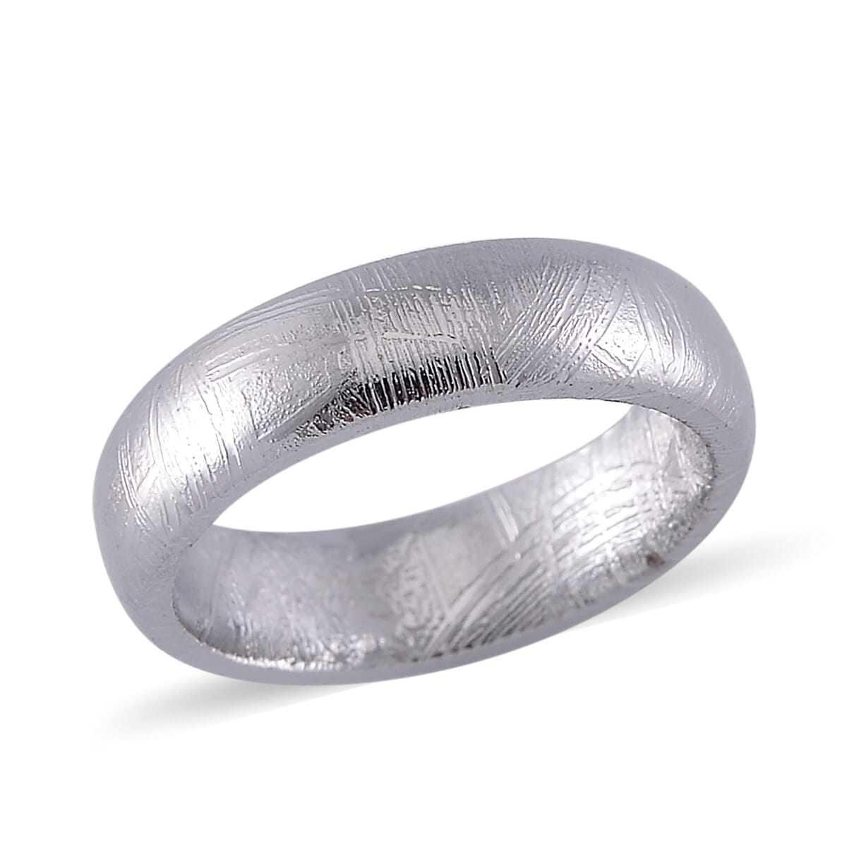 Marvelous Meteorite Band Ring (Size 8) image number 0