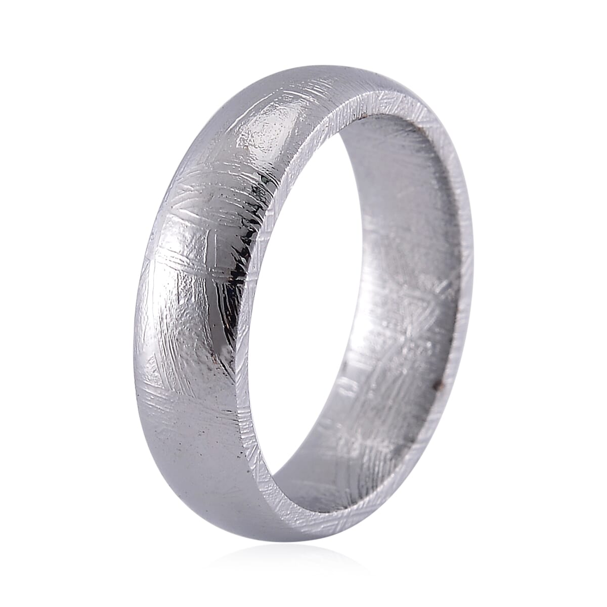 Marvelous Meteorite Band Ring (Size 8) image number 2