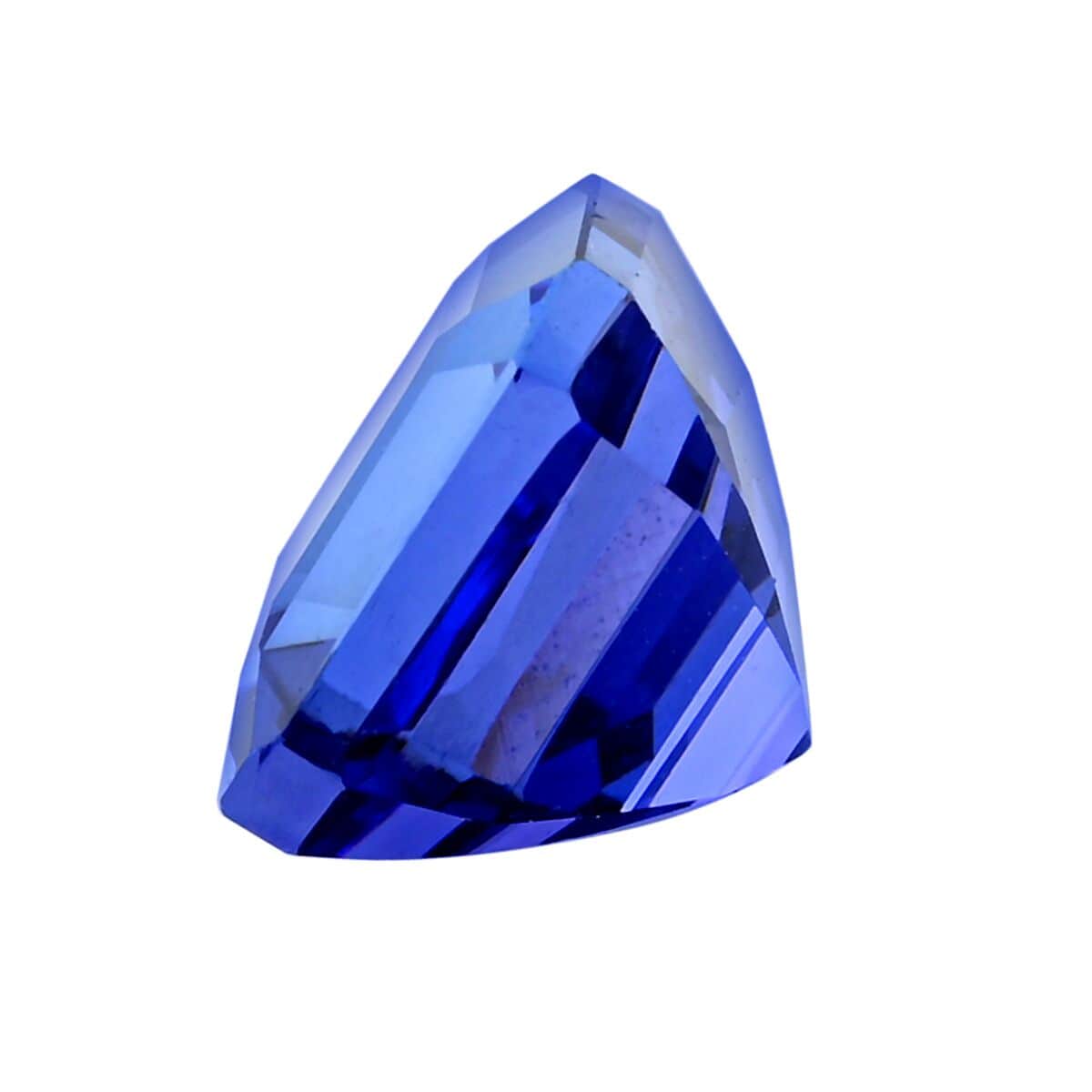 Certified & Appraised Asscher Cut AAAA Tanzanite (Sqr Free Size) 4.00 ctw image number 1