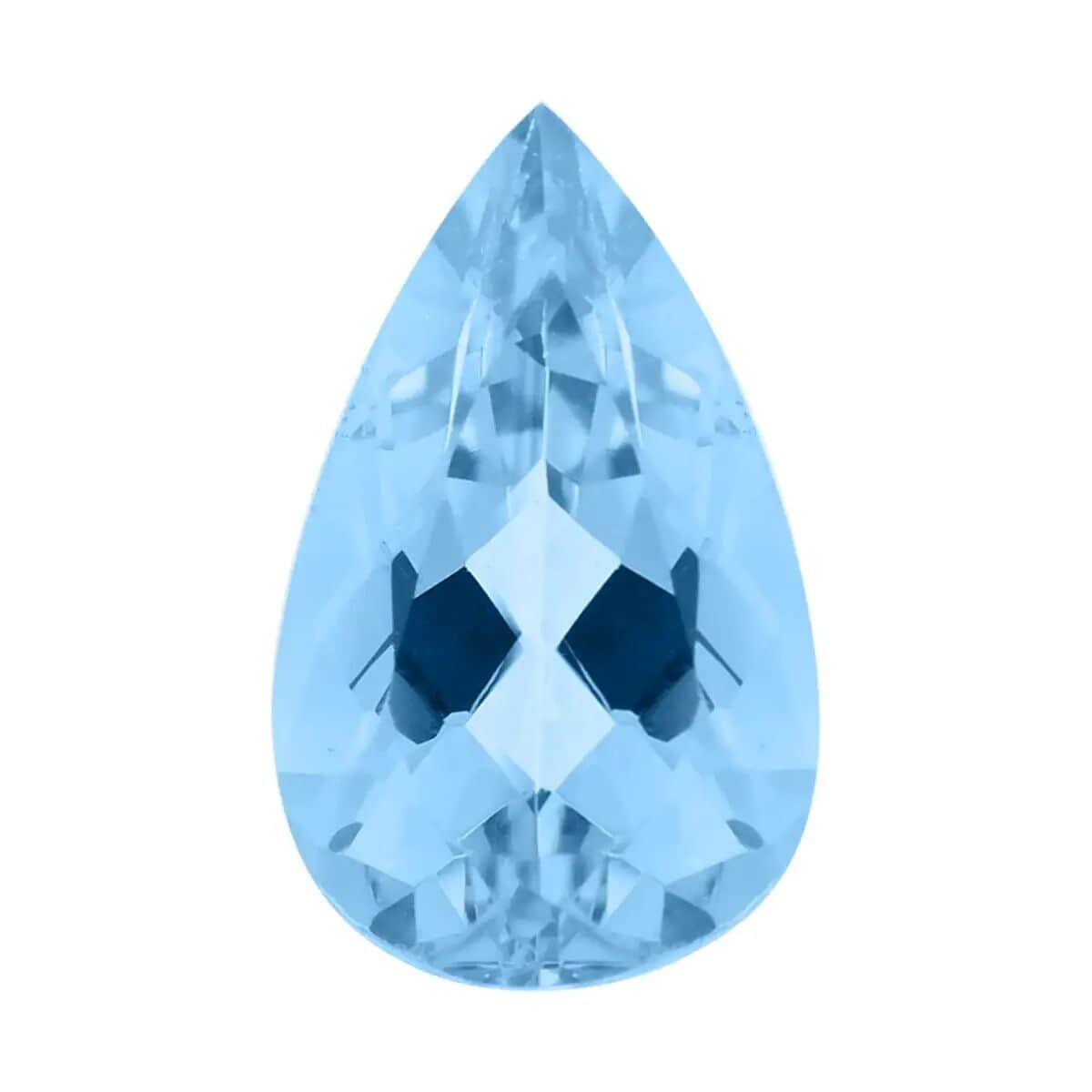 AAA Santa Maria Aquamarine (Pear 9x6 mm) 1.00 ctw image number 0