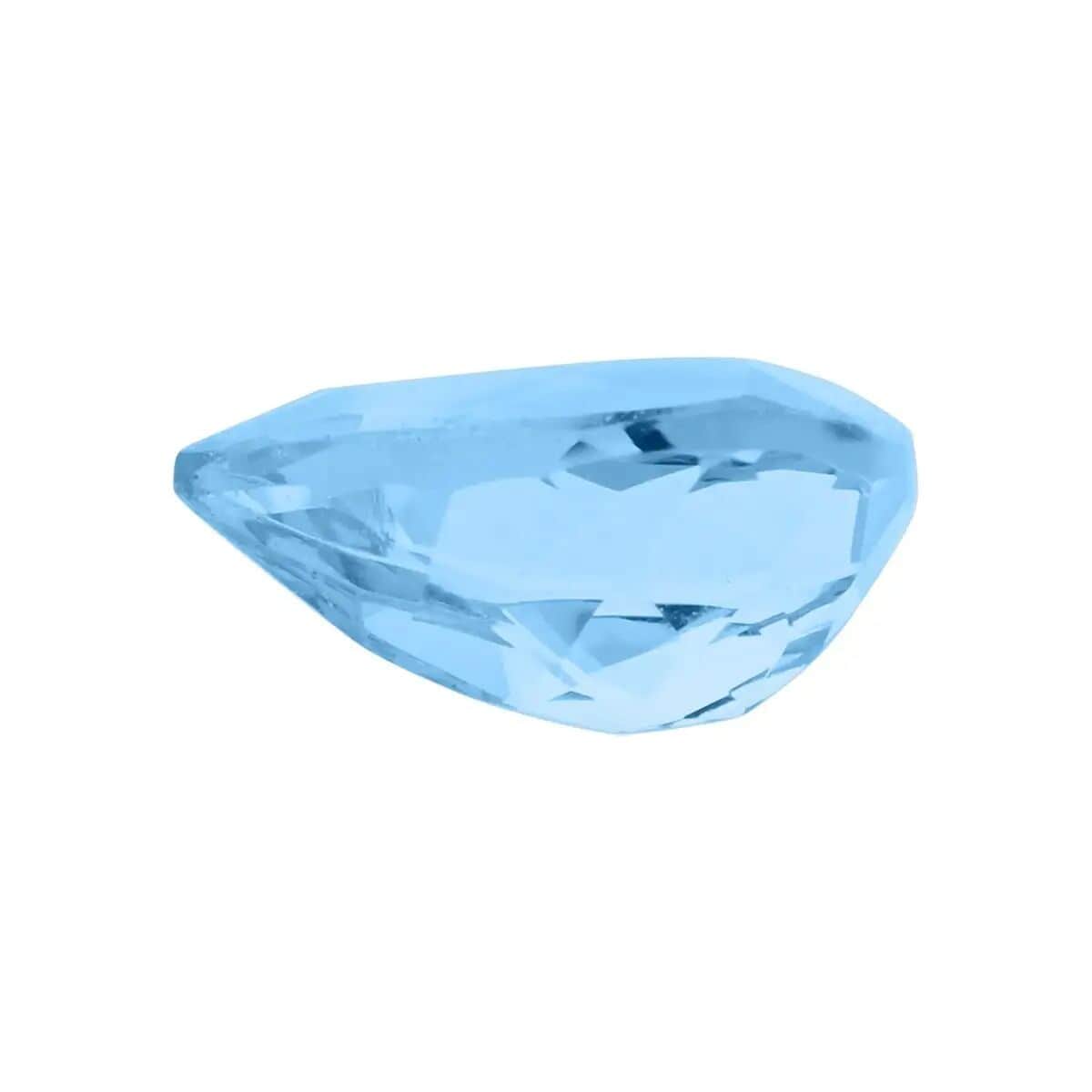 AAA Santa Maria Aquamarine (Pear 9x6 mm) 1.00 ctw image number 1